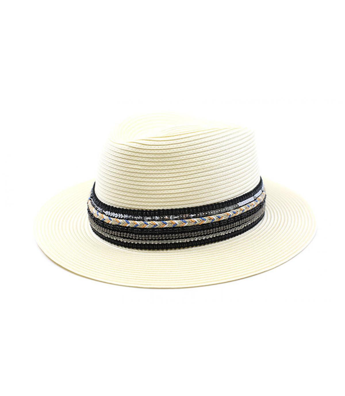 Cappello di paglia bianco Cappello di paglia bianco